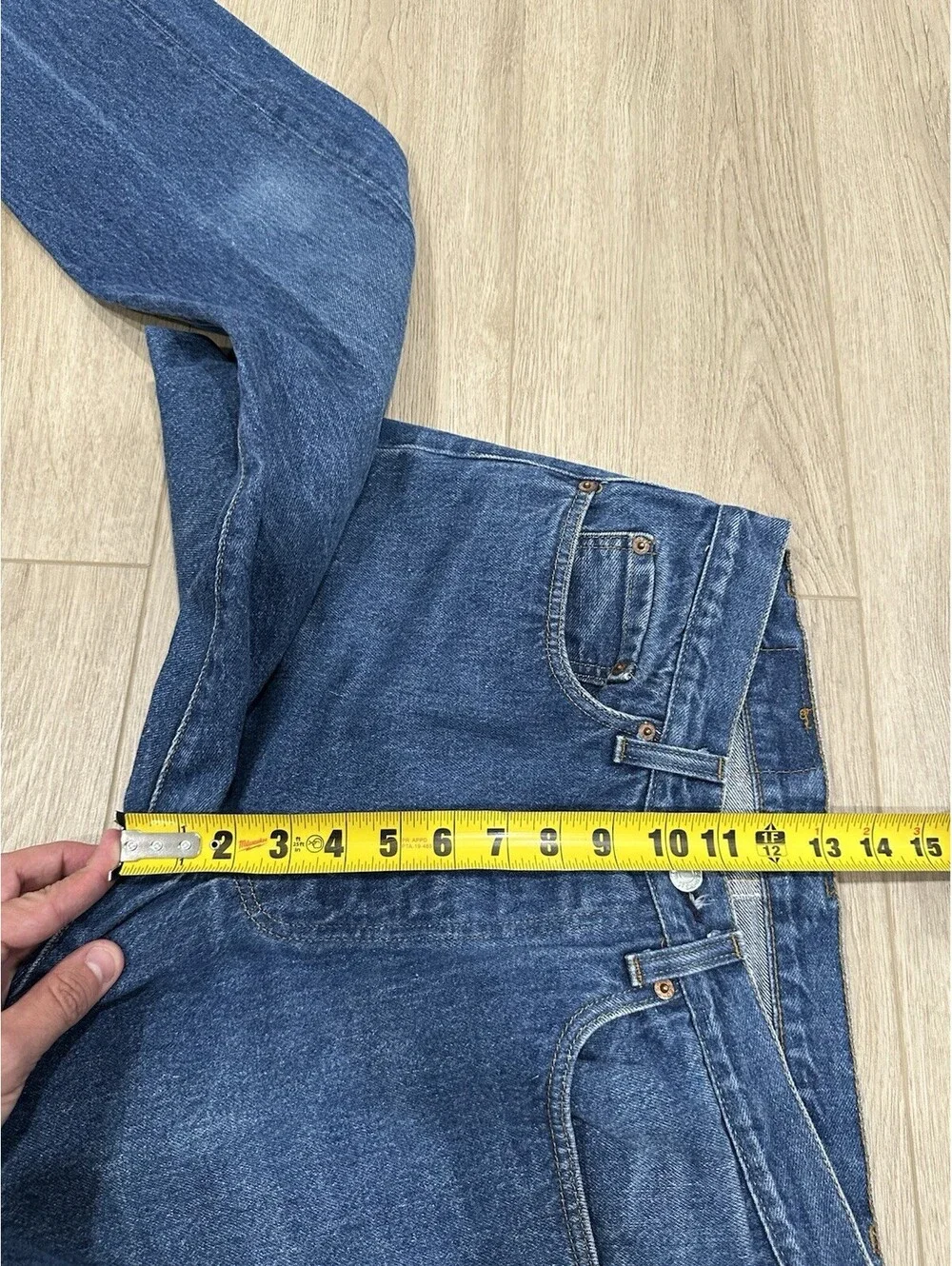 VTG Levis 501 0115 Jeans Mens 29x30 Blue Regular Straight Button Fly 80s